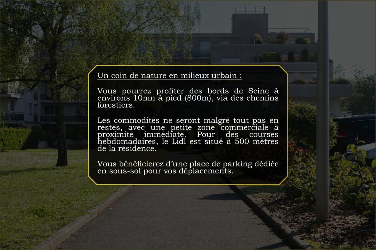 The Green Home - Quiet And Fully Equipped High-End Studio With Parking Courcouronnes Exterior foto